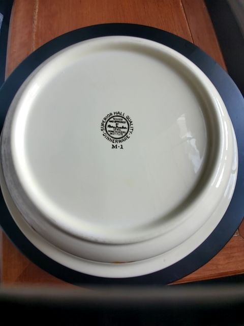 Autumn leaf Halls superior china fiesta 14 1/2 inch chop plate