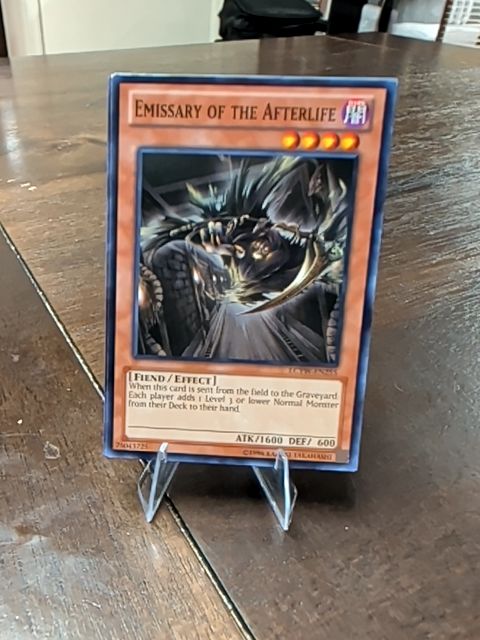 Yugioh Card Emissary Of The Afterlife