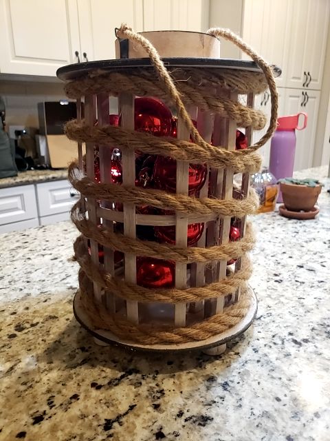 Christmas red ornaments