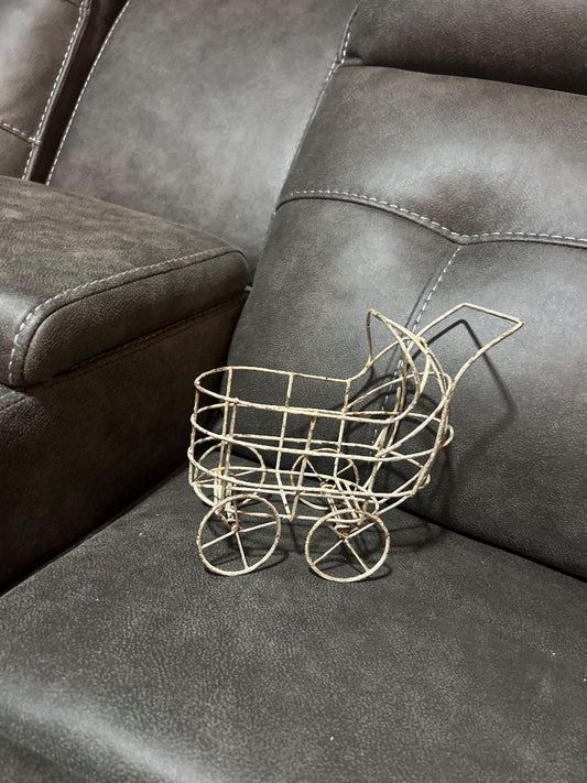 vintage decorative miniature baby carriage