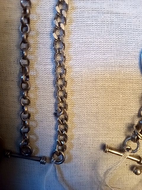 Basic men's Sterling silver charm bracelet