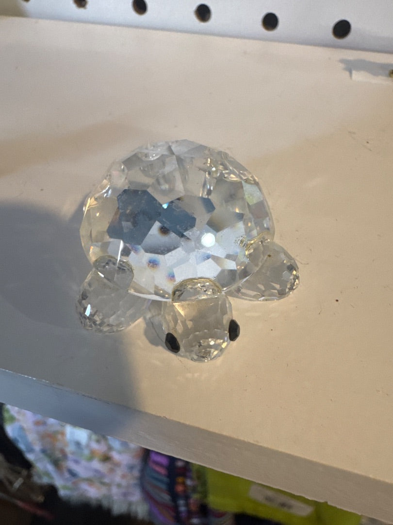 Crystal Turtle Figurine