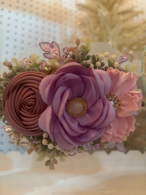MysticalCreationsByMaira Handcrafted floral clip