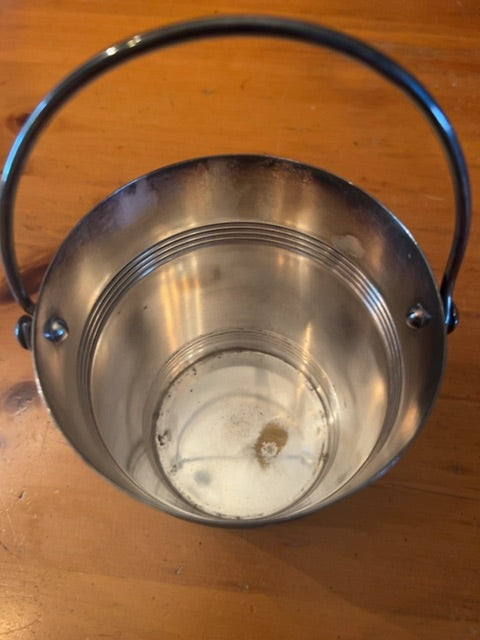 Silver plated ice bucket