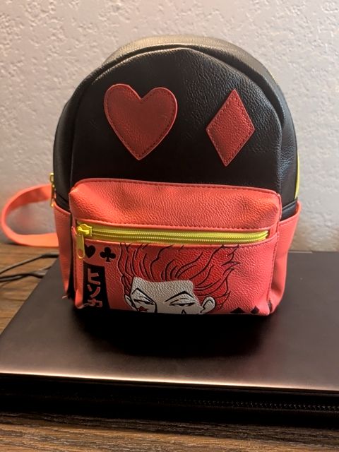 Hunter X Hunter Hisoka Mini Backpack Black/Pink