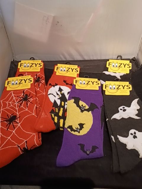Foozy mens Halloween socks