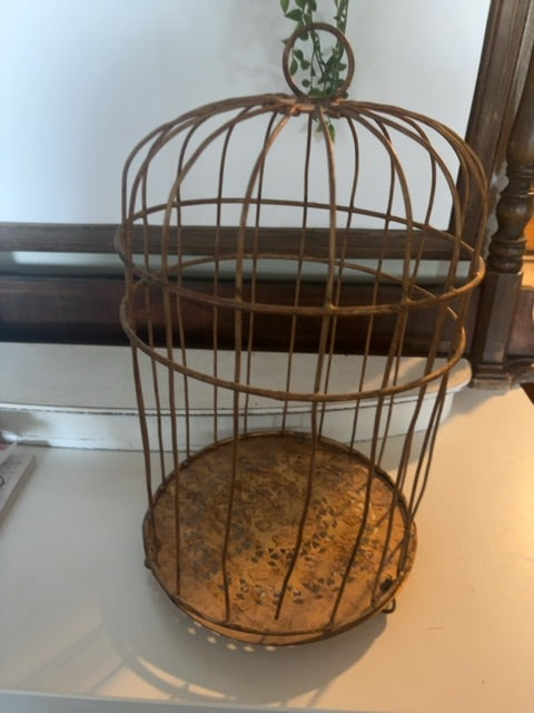 Antique Gold Cage