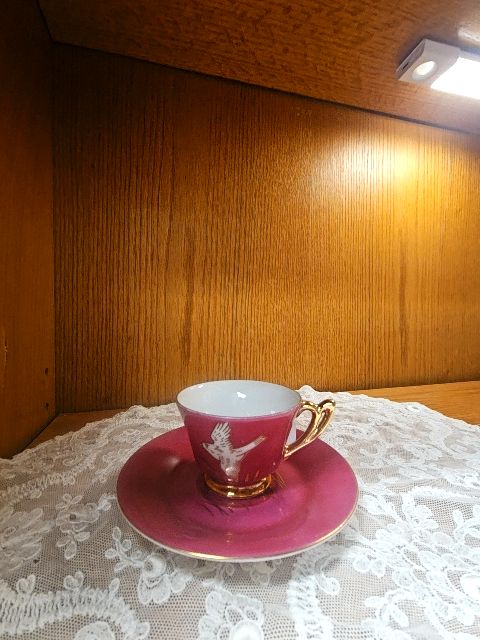 Pink  Sarah Miller London Chelsea Teacup and saucer