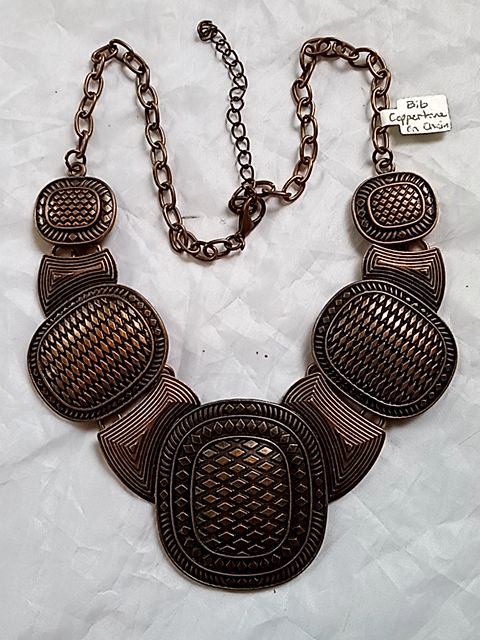 Bronze Panel necklace