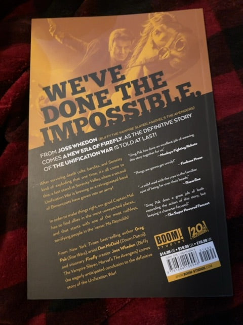 Boom Studios Firefly TPB Vol 3, 11 x 8 x 1