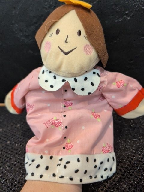 IKEA Gladlynt Girl Princess Hand Puppet