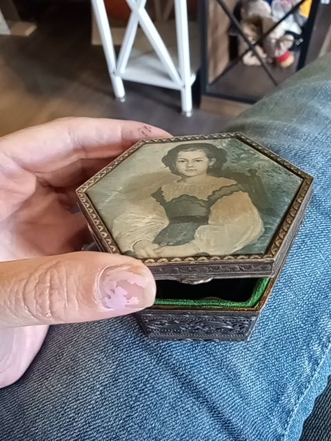 Vintage silver box