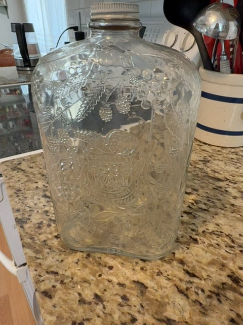 Clear Garrett’s Wine Bottle