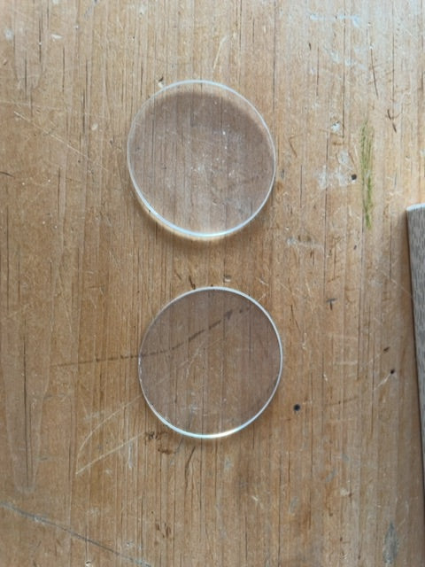 Antique eyeglasses/lenses (set of four, as-is)