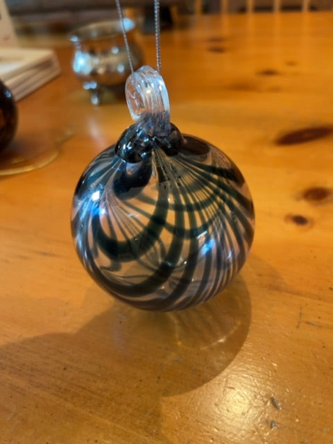 Glass Baubel hand blown ball