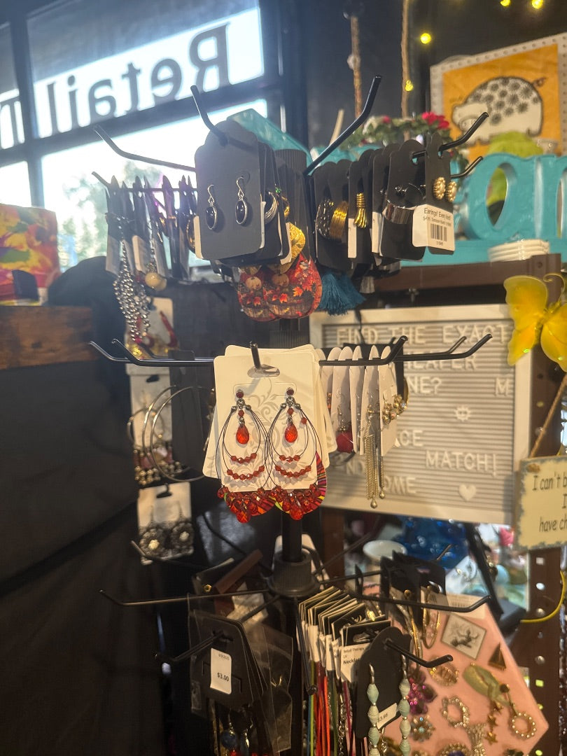 In store 3.95 earrings