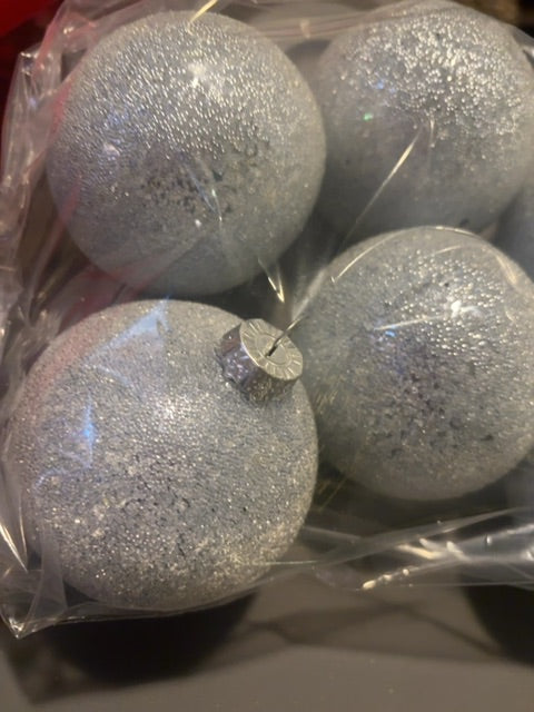 Frost ornaments 6pc bag