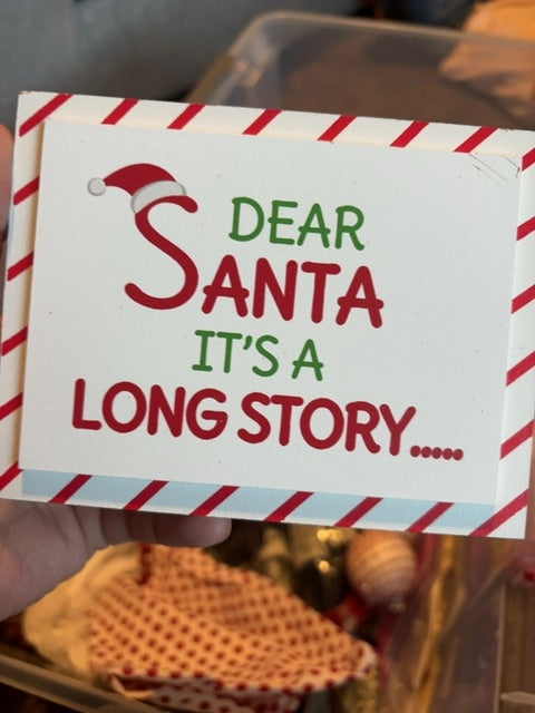 Dear Santa Sign
