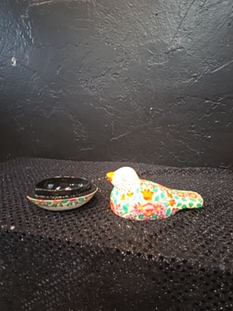 Paper Mache Parakeet Box