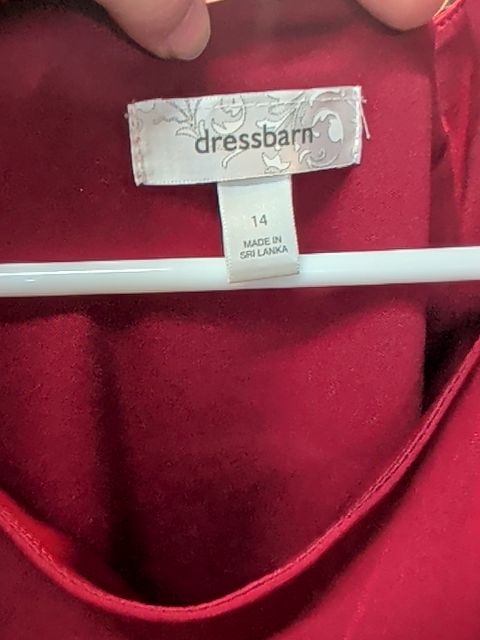 Burgundy Dressbarn Dress size 14