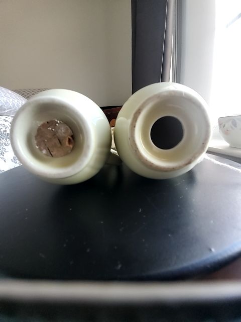 Autumn leaf Halls superior china Salt and pepper