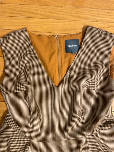 ModCloth plaid jumper size 14 (US 10/12)