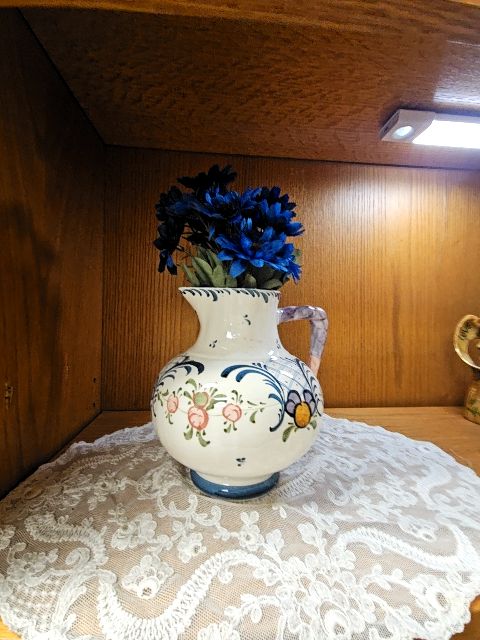 Antique George Schmider Zell Pottery jug