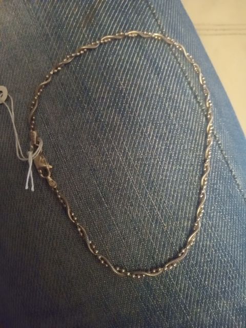 Sterling silver anklet