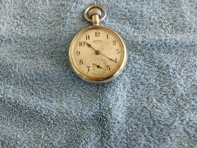 Silver Ingersoll Yankee Working Pocket Watch, 16
