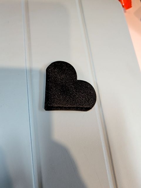 Page corner heart book mark