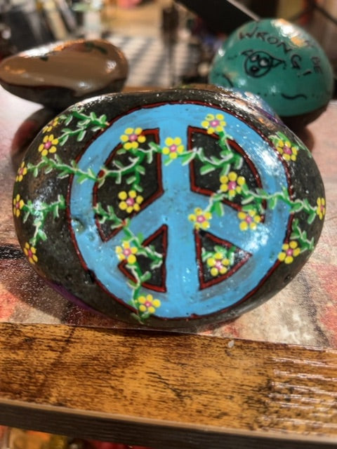 Hand painted Paper weight, 4x3