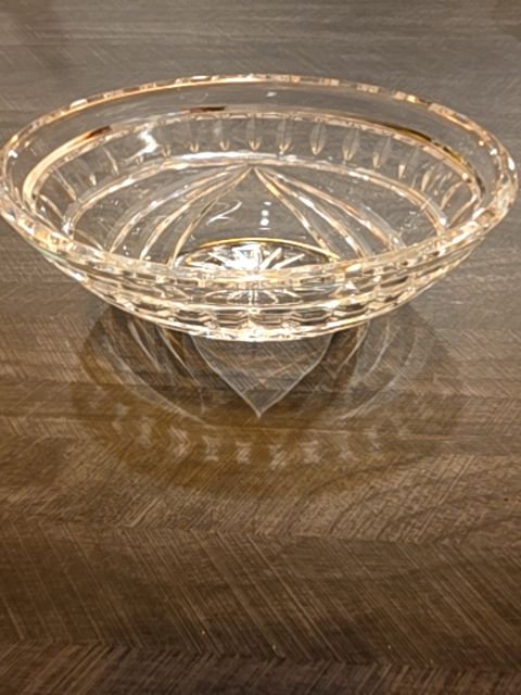 Waterford crystal dish, 7" x 4"