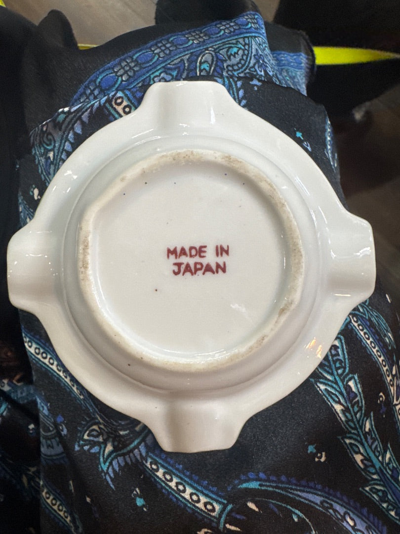 Made in Japan Orchid Ash Tray