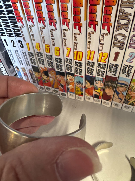 Pewter cuffs