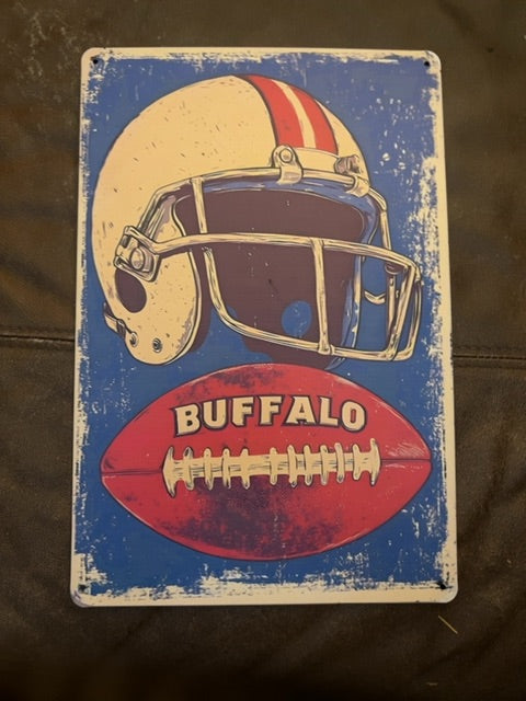 Buffalo football sign