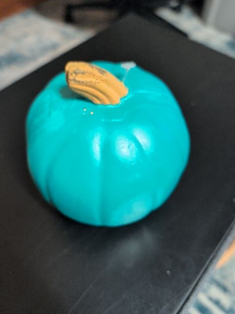 Teal Pumpkin Decor, 5"