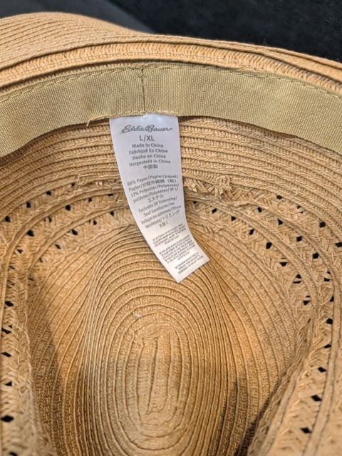 Eddie Bauer straw hat