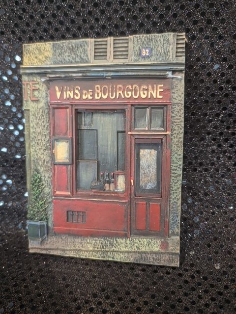 3D wall art Vins de Bourgogne