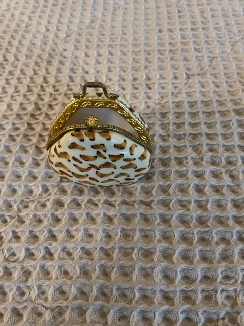 Multi Unknown Leopard Porcelain Pill/Mini Purse, 1.75”