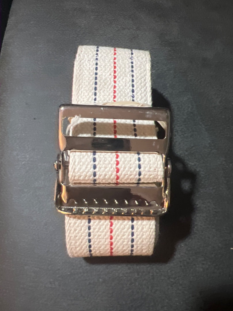 striped cotton webbing medical gait belt