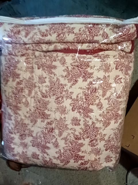Bee & Willow queen coverlet & shams