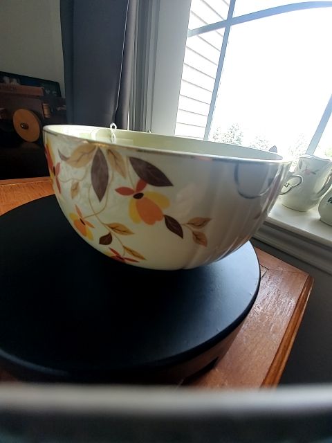 Autumn leaf Halls superior china 7 in serving bowl