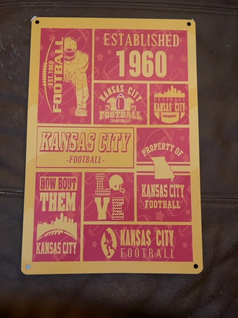 Kansas City Football sign