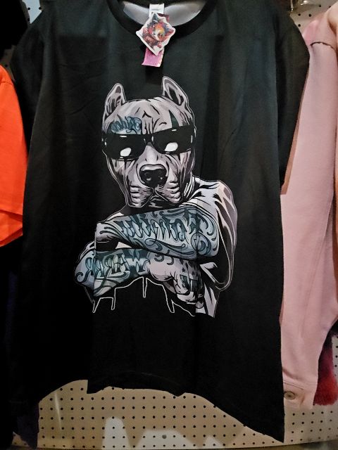 Black Animals Gangster Dog, Large