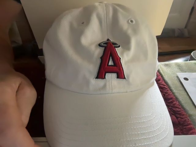 White 47 Brand Womens Anaheim Angels Cap