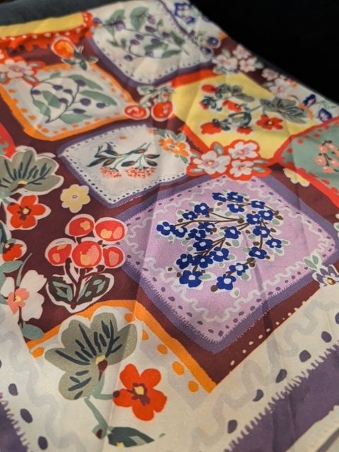 Multi Color Floral Scarf