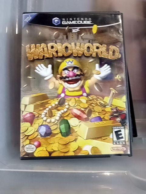 Wario world collectable game cube game