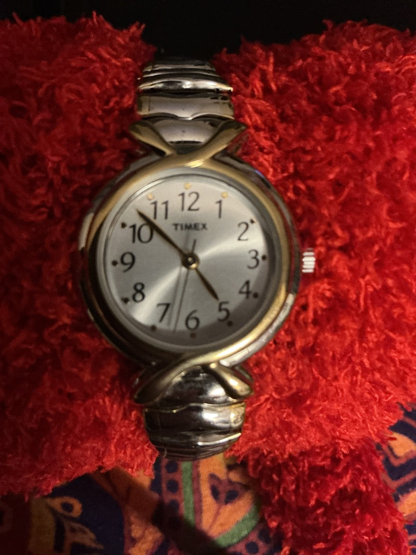 Gold & silver Timex Watch