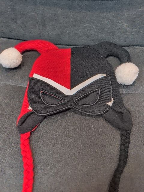 Harley Quinn Hat W/ attached Mask