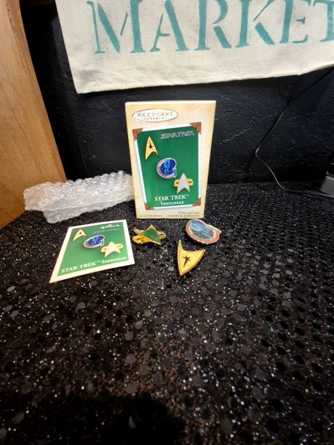 Star Trek Insignias: 3 Ornaments